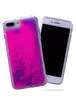 Неоновий чохол Neon Sand glow in the dark для Apple iPhone 7 plus / 8 plus (5.5 ") Фіолетовий / Рожевий