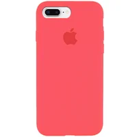 Чехол Silicone Case Full Protective (AA) для Apple iPhone 7 plus / 8 plus (5.5") Арбузный / Watermelon red