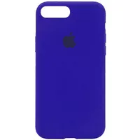 Чехол Silicone Case Full Protective (AA) для Apple iPhone 7 plus / 8 plus (5.5") Синий / Shiny blue