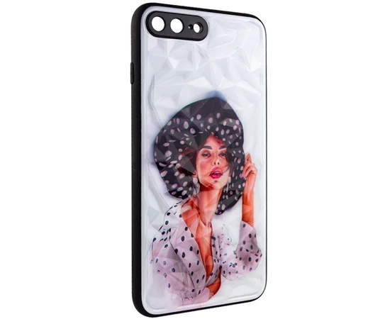 TPU+PC чохол Prisma Ladies для Apple iPhone 7 plus / 8 plus (5.5") Girl in a hat