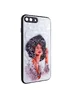TPU+PC чехол Prisma Ladies для Apple iPhone 7 plus / 8 plus (5.5") Girl in a hat