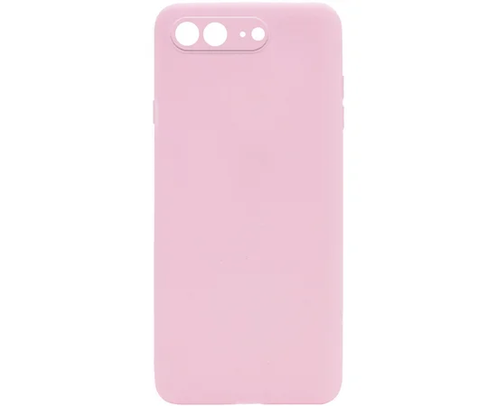 Силиконовый чехол Candy Full Camera для Apple iPhone 7 plus / 8 plus (5.5") Розовый / Pink Sand