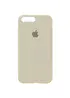 Чехол Silicone Case Full Protective (AA) для Apple iPhone 7 plus / 8 plus (5.5") Бежевый / Antigue White