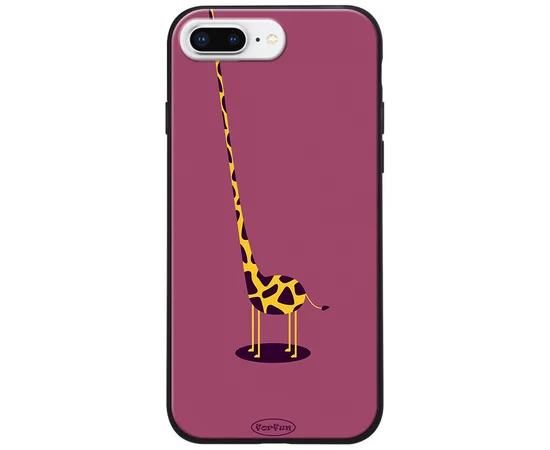 TPU + PC чохол ForFun для Apple iPhone 7 plus / 8 plus (5.5 ") Жираф