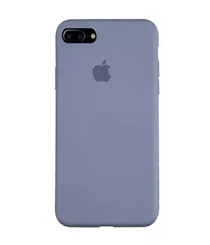 Чехол Silicone case (A) (с закрытым низом) для Apple iPhone 7 plus / 8 plus (5.5") Серый / Lavender