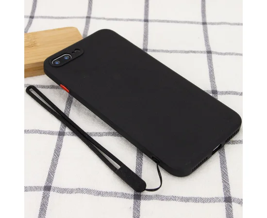 Чехол TPU Square Full Camera для Apple iPhone 7 plus / 8 plus (5.5") Черный