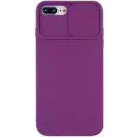 Чохол Camshield Square TPU зі шторкою для камери для Apple iPhone 7 plus / 8 plus (5.5 ") Фіолетовий