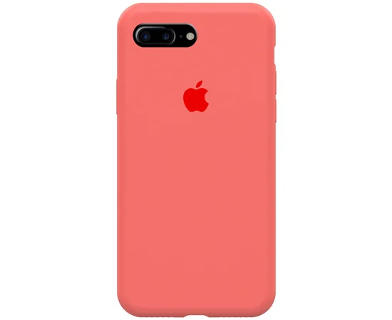 Чохол Silicone case (A) (з закритим низом) для Apple iPhone 7 plus / 8 plus (5.5 ") Рожевий / Barbie pink