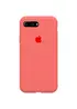 Чехол Silicone case (A) (с закрытым низом) для Apple iPhone 7 plus / 8 plus (5.5") Розовый  / Barbie pink