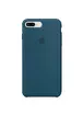 Чехол Silicone Case (AA) для Apple iPhone 7 plus / 8 plus (5.5") Синий / Cosmos Blue