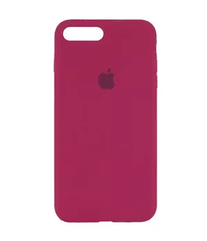 Чохол Silicone Case Full Protective (AA) для Apple iPhone 7 plus / 8 plus (5.5 ") Червоний / Rose Red