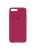 Чехол Silicone Case Full Protective (AA) для Apple iPhone 7 plus / 8 plus (5.5") Красный / Rose Red
