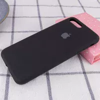 Чехол Silicone Case Full Protective (AA) для Apple iPhone 7 plus / 8 plus (5.5") Черный / Black