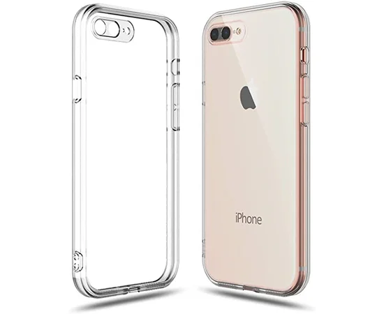 TPU чохол Epic Transparent 1,5mm Full Camera Apple iPhone 7 plus / 8 plus (5.5") Безбарвний (прозорий)