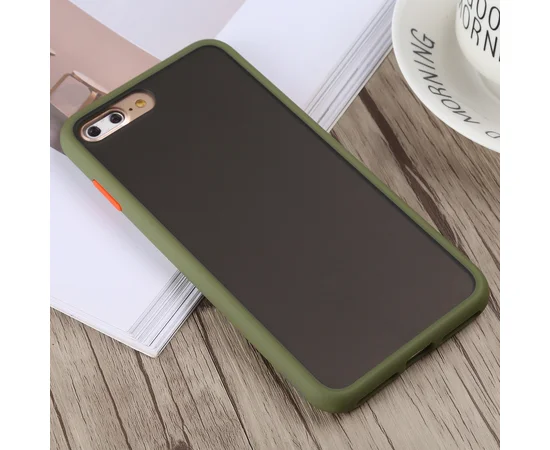 TPU чехол LikGus Maxshield для Apple iPhone 7 plus / 8 plus (5.5") Зеленый