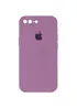 Чехол Silicone Case Square Full Camera Protective (AA) для Apple iPhone 7 plus / 8 plus (5.5") Лиловый / Lilac Pride