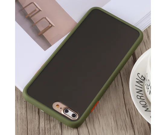 TPU чехол LikGus Maxshield для Apple iPhone 7 plus / 8 plus (5.5") Зеленый