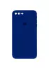 Чохол Silicone Case Square Full Camera Protective (AA) для Apple iPhone 7 plus / 8 plus (5.5") Синій / Deep navy