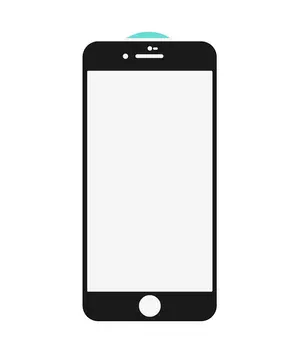 Захисне скло SKLO 3D (full glue) для Apple iPhone 7 plus / 8 plus (5.5 ") Чорний