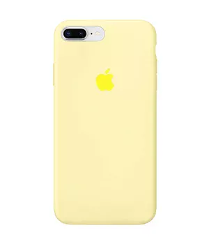 Чехол Silicone Case Full Protective (AA) для Apple iPhone 7 plus / 8 plus (5.5") Желтый / Mellow Yellow