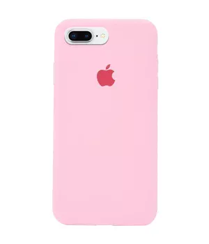Чохол Silicone Case Full Protective (AA) для Apple iPhone 7 plus / 8 plus (5.5") Рожевий / Light pink
