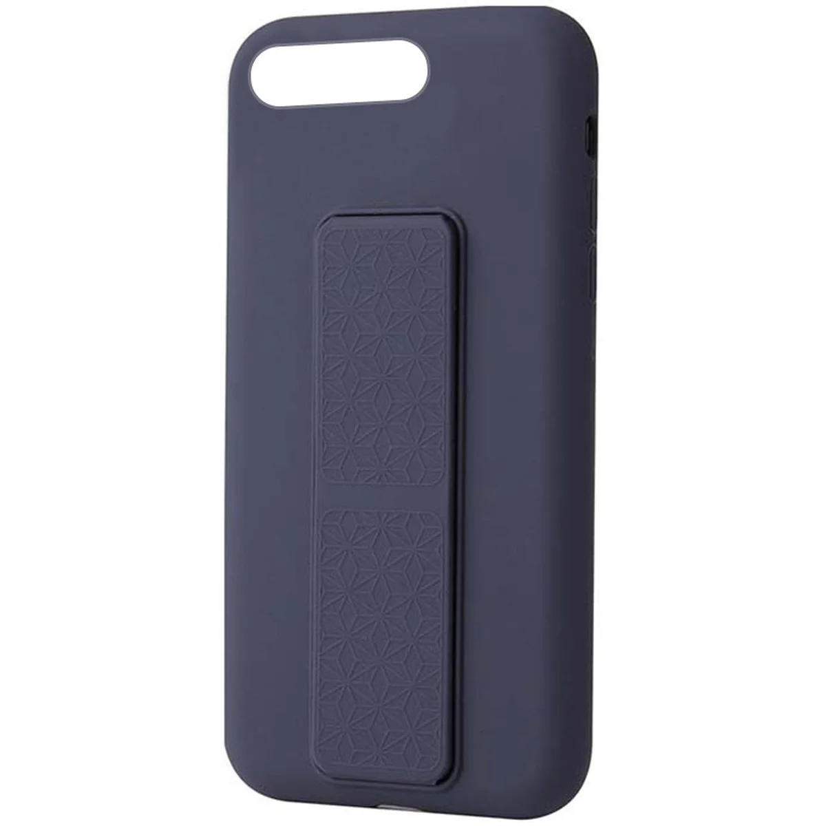 Чохол Silicone Case Hand Holder для Apple iPhone 7 plus / 8 plus (5.5 ") Темно-синій / Midnight blue