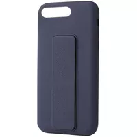 Чохол Silicone Case Hand Holder для Apple iPhone 7 plus / 8 plus (5.5 ") Темно-синій / Midnight blue