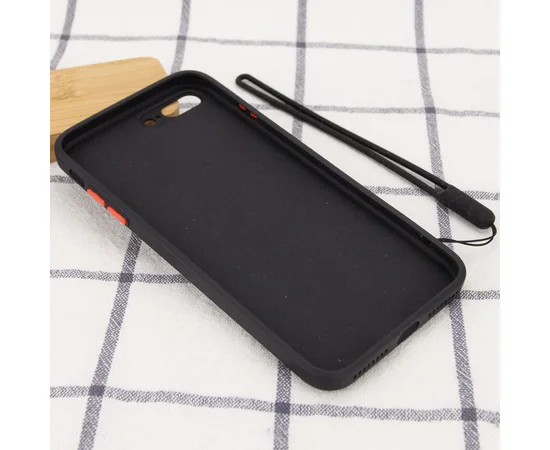 Чехол TPU Square Full Camera для Apple iPhone 7 plus / 8 plus (5.5") Черный