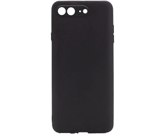 Силіконовий чохол Candy Full Camera для Apple iPhone 7 plus / 8 plus (5.5 ") Чорний / Black