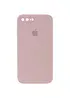 Чехол Silicone Case Square Full Camera Protective (AA) для Apple iPhone 7 plus / 8 plus (5.5") Розовый / Pink Sand