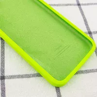 Чехол Silicone Case Square Full Camera Protective (AA) для Apple iPhone 7 plus / 8 plus (5.5") Салатовый / Neon green