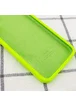 Чохол Silicone Case Square Full Camera Protective (AA) для Apple iPhone 7 plus / 8 plus (5.5 ") Салатовий / Neon green