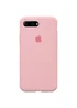 Чехол Silicone case (A) (с закрытым низом) для Apple iPhone 7 plus / 8 plus (5.5") Розовый / Pink