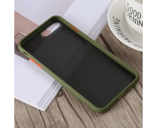 TPU чехол LikGus Maxshield для Apple iPhone 7 plus / 8 plus (5.5") Зеленый