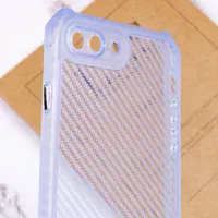 Чехол TPU Ease Carbon color series для Apple iPhone 7 plus / 8 plus (5.5") Синий / Прозрачный