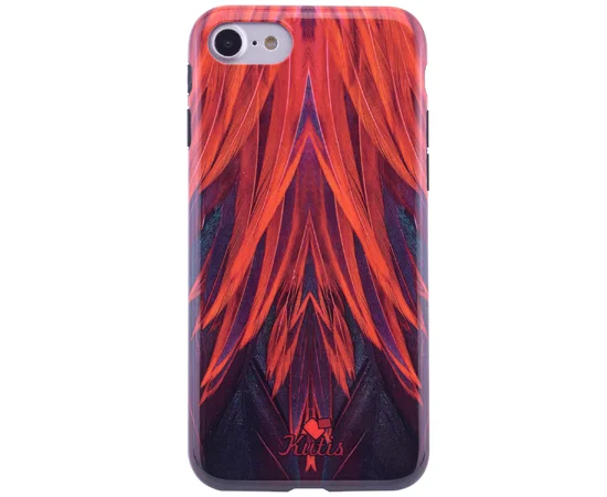 TPU чехол Kutis Print "I want personality" для Apple iPhone 7 / 8 (4.7") Красный / фиолетовый