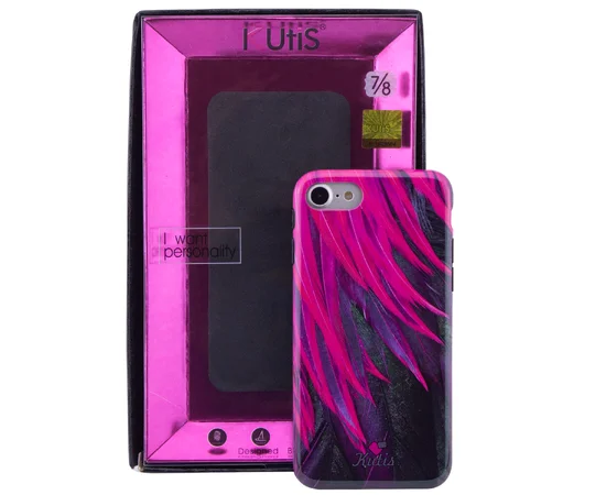 TPU чехол Kutis Print "I want personality" для Apple iPhone 7 / 8 (4.7") Розовый / Черный