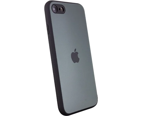 TPU+Glass чехол Matte Candy Full camera для Apple iPhone 7 / 8 / SE (2020) (4.7") Зеленый