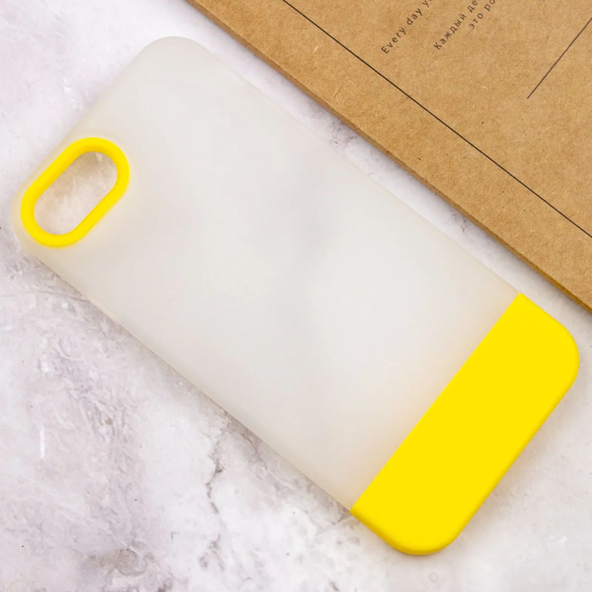 Чохол TPU+PC Bichromatic для Apple iPhone 7 / 8 / SE (2020) (4.7") Matte / Yellow