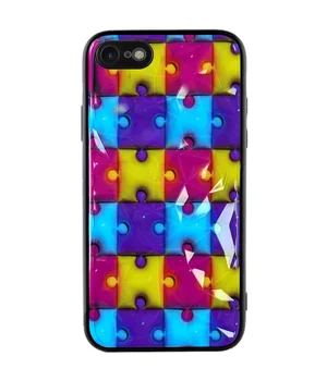 TPU+PC чохол Prisma Fluffie для Apple iPhone 7 / 8 / SE (2020) (4.7") Puzzle