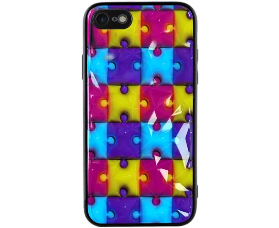 TPU+PC чехол Prisma Fluffie для Apple iPhone 7 / 8 / SE (2020) (4.7") Puzzle
