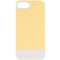 Чехол TPU+PC Bichromatic для Apple iPhone 7 / 8 / SE (2020) (4.7") Creamy-yellow / White