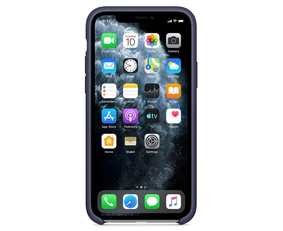 Силиконовый чехол Soft cover для Apple iPhone 7 / 8 (4.7") Синий / Midnight Blue