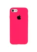 Чехол Silicone case (A) (с закрытым низом) для Apple iPhone 7 / 8 (4.7") Розовый  / Barbie pink