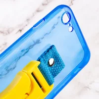 Чохол Handfree з кольоровим ремінцем для Apple iPhone 7/8/SE (2020) (4.7") Синій