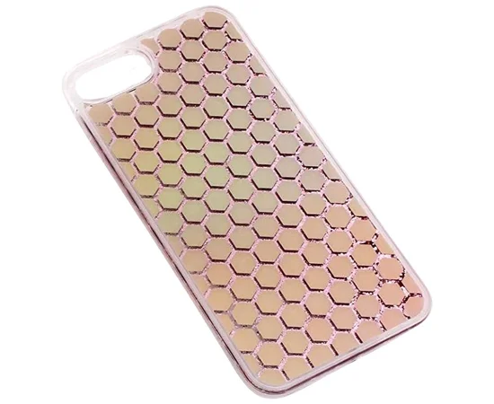 TPU+PC чехол Mirror-Shiny Shell для Apple iPhone 7 / 8 (4.7") Шестиугольник