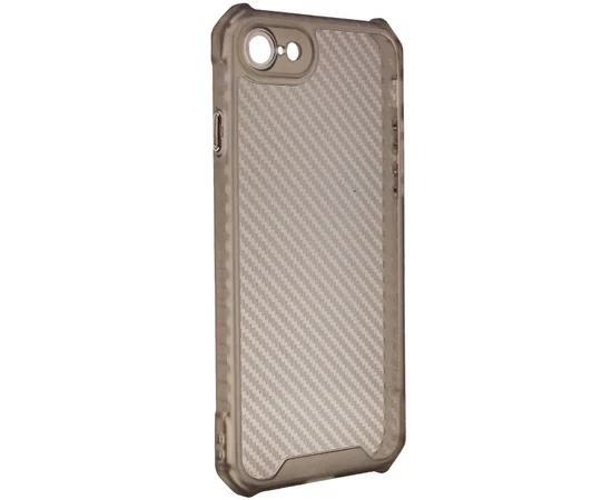 Чехол TPU Ease Carbon color series для Apple iPhone 7 / 8 / SE (2020) (4.7") Черный / Прозрачный