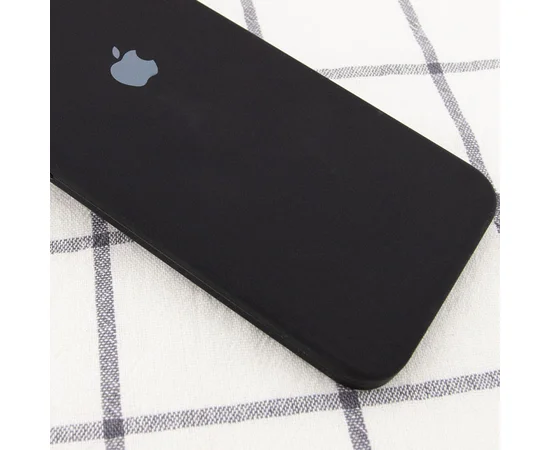 Чохол Silicone Case Square Full Camera Protective (AA) для Apple iPhone 7/8 / SE (2020) (4.7 ") Чорний / Black