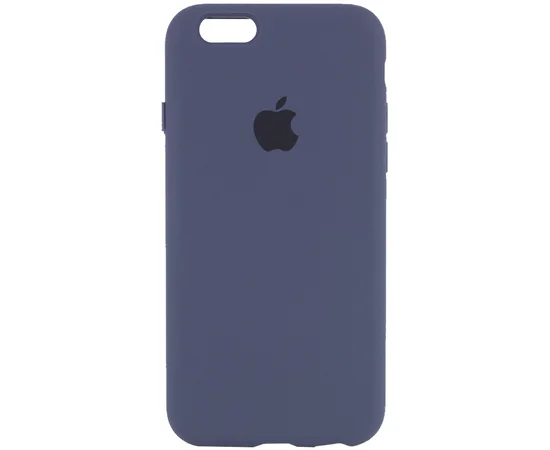 Чехол Silicone case (A) (с закрытым низом) для Apple iPhone 7 / 8 (4.7") Темный Синий / Midnight Blue