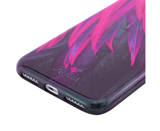 TPU чехол Kutis Print "I want personality" для Apple iPhone 7 / 8 (4.7") Розовый / Черный